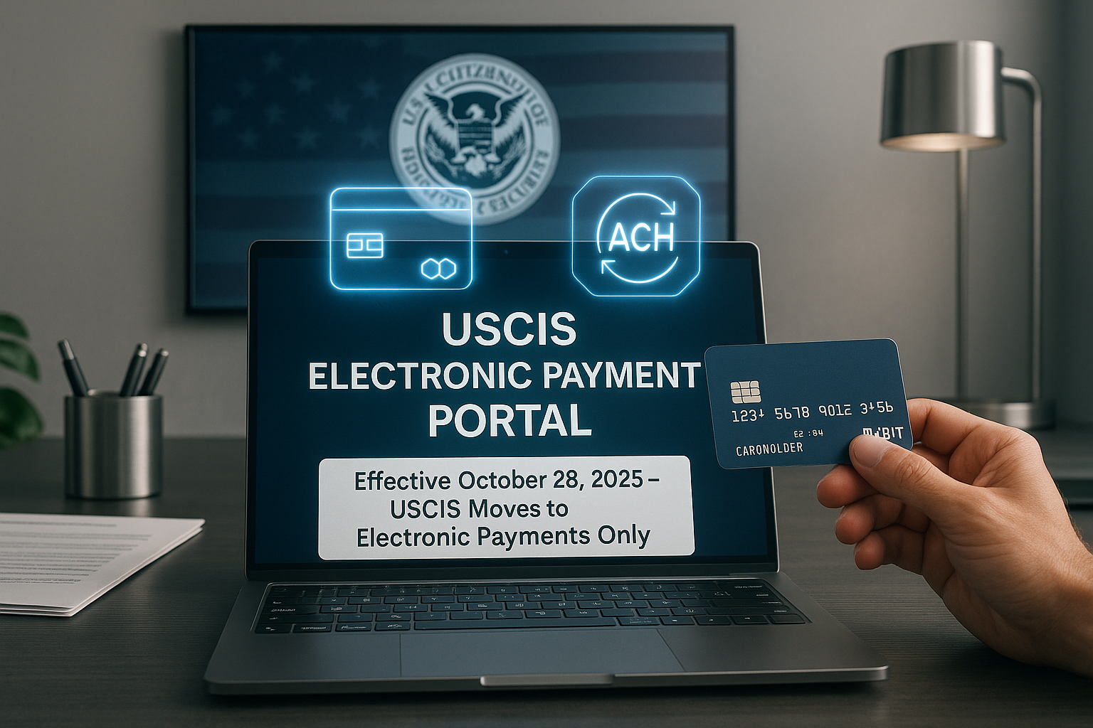 Mantra Law Office - USCIS Transitions to Electronic Payments: What Applicants Need to Know (Effective October 28, 2025)